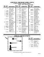 Предварительный просмотр 4 страницы Whirlpool LSV8244BN0 Parts List