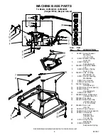 Предварительный просмотр 8 страницы Whirlpool LSV9244DQ0 Parts List