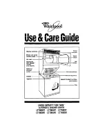 Whirlpool LT7004XTm Use & Care Manual preview