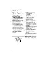 Preview for 4 page of Whirlpool LT7004XTm Use & Care Manual