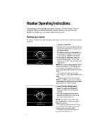 Preview for 6 page of Whirlpool LT7004XTm Use & Care Manual