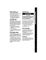 Preview for 15 page of Whirlpool LT7004XTm Use & Care Manual