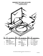 Preview for 8 page of Whirlpool LTE5243DQ5 Control Panel Parts