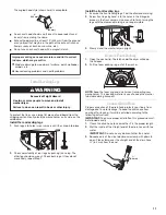 Preview for 11 page of Whirlpool LTE5243DQ8 Installation Instructions Manual