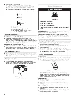 Preview for 6 page of Whirlpool LTG5243DQ - 24" Twin Washer/Dryer Laundry Center Installation Instructions Manual