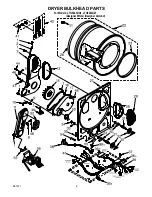 Preview for 5 page of Whirlpool LTG5243DQ1 Control Panel Parts