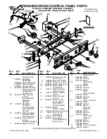 Preview for 1 page of Whirlpool LTG5243DQ2 Control Panel Parts