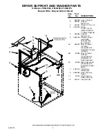 Preview for 7 page of Whirlpool LTG5243DQ2 Control Panel Parts