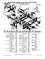 Whirlpool LTG5243DQ3 Control Panel Parts preview