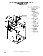 Предварительный просмотр 7 страницы Whirlpool LTG5243DQ3 Control Panel Parts