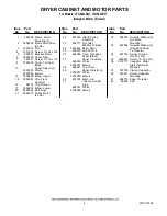 Preview for 4 page of Whirlpool LTG5243DQ7 Control Panel Parts