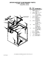 Preview for 7 page of Whirlpool LTG5243DQ7 Control Panel Parts