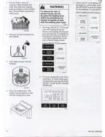 Предварительный просмотр 2 страницы Whirlpool LWA90AL Operating Instructions Manual