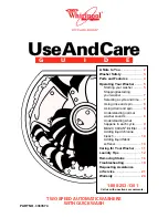 Preview for 1 page of Whirlpool LXR9245EQ0 Use And Care Manual