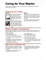 Preview for 11 page of Whirlpool LXR9245EQ0 Use And Care Manual