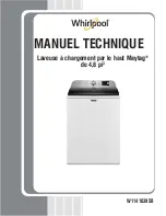 Предварительный просмотр 45 страницы Whirlpool Maytag MVW6200KW Technical Manual