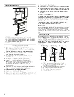 Предварительный просмотр 6 страницы Whirlpool Maytag WVU37UC0F Installation Instructions And Use & Care Manual