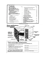 Предварительный просмотр 2 страницы Whirlpool MC8990XT Use & Care Manual