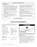 Preview for 4 page of Whirlpool MDE22PDAYW0 Installation Instructions Manual