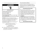 Preview for 6 page of Whirlpool MDE22PDAYW0 Installation Instructions Manual