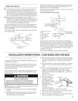 Preview for 11 page of Whirlpool MDE22PDAYW0 Installation Instructions Manual