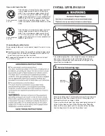 Preview for 6 page of Whirlpool MED3000BW Installation Manual