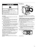 Предварительный просмотр 5 страницы Whirlpool MED9600SQ0 Use And Care Manual