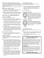 Preview for 5 page of Whirlpool MEDB200VQ - Bravos Series 29-in Electric Dryer Installation Instructions Manual