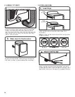 Preview for 16 page of Whirlpool MEDB200VQ - Bravos Series 29-in Electric Dryer Installation Instructions Manual