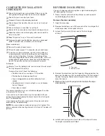 Preview for 17 page of Whirlpool MEDB200VQ - Bravos Series 29-in Electric Dryer Installation Instructions Manual