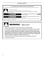 Preview for 2 page of Whirlpool MEDB850WQ - Bravos 7.3 cu. Ft. Electric Dryer Installation Instructions Manual