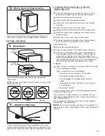 Preview for 17 page of Whirlpool MEDB850WQ - Bravos 7.3 cu. Ft. Electric Dryer Installation Instructions Manual