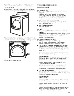 Preview for 19 page of Whirlpool MEDB850WQ - Bravos 7.3 cu. Ft. Electric Dryer Installation Instructions Manual