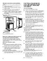 Предварительный просмотр 6 страницы Whirlpool MEDB955FC Installation Instructions Manual