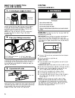 Предварительный просмотр 16 страницы Whirlpool MEDB955FC Installation Instructions Manual