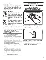 Предварительный просмотр 5 страницы Whirlpool MEDC200X Installation Instructions Manual