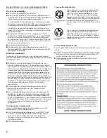 Preview for 6 page of Whirlpool MEDE201YW Installation Instructions Manual