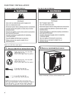 Preview for 8 page of Whirlpool MEDE201YW Installation Instructions Manual