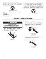 Preview for 4 page of Whirlpool MER8770W Installation Instructions Manual