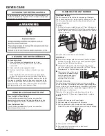 Предварительный просмотр 12 страницы Whirlpool mgdb835dw Use & Care Manual