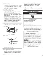 Preview for 9 page of Whirlpool MGDX700XL Installation Instructions Manual