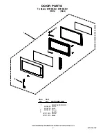 Предварительный просмотр 2 страницы Whirlpool MH1160XSB1 Parts List