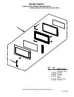 Предварительный просмотр 2 страницы Whirlpool MH1160XSD0 Parts List