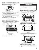 Предварительный просмотр 9 страницы Whirlpool MH1160XSQ Installation Instructions Manual