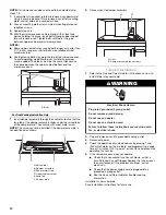 Предварительный просмотр 10 страницы Whirlpool MH1160XSQ Installation Instructions Manual