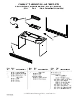 Предварительный просмотр 7 страницы Whirlpool MH1170XSB1 Parts List