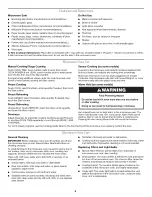 Preview for 4 page of Whirlpool MH1170XSY4 User Instructions