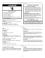 Preview for 3 page of Whirlpool MH2175XSB User Instructions