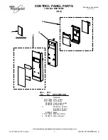 Preview for 1 page of Whirlpool MH2175XSB1 Parts List