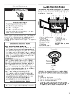 Preview for 5 page of Whirlpool MH3184XP Use & Care Manual